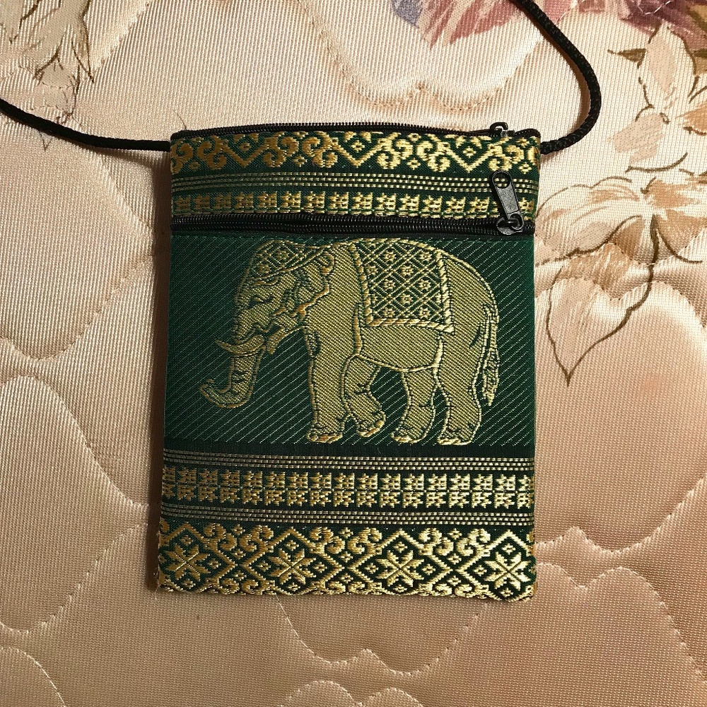 Mini crossbody bag Tribal print festival boho